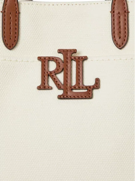 LAUREN RALPH LAUREN Ročna torba Écru rjava