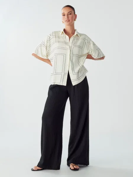 Willa Bluză DIANA negru alb