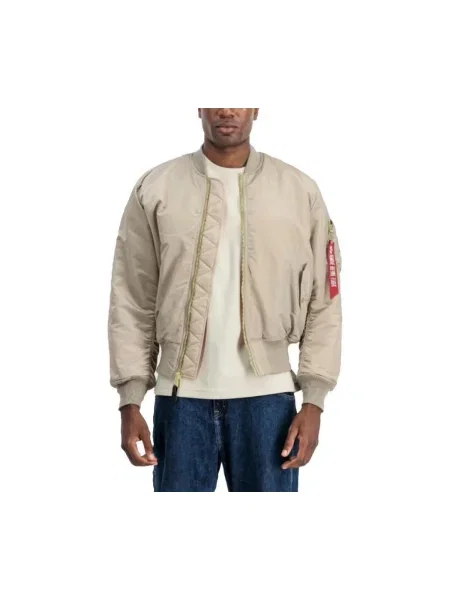 Bunda Alpha Industries Heritage Bomber béžová