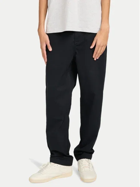Element Pantaloni chino Regular Comfort Twill negru