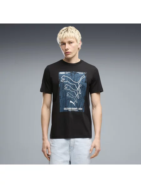 PUMA MÄ™ska koszulka Graphics Box Akcesoria S czarny