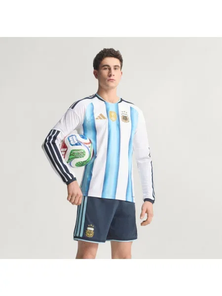 Koszulka domowa z długim rękawem Argentyna 26 Authentic biała