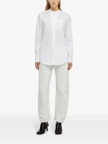 Cămașă Jil Sander lungă alb