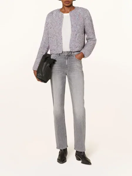 Ag Jeans Proste Dżinsy Fiance grau