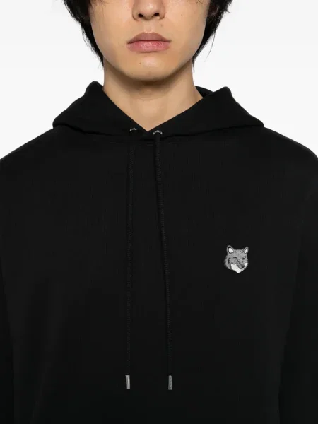 Hanorac cu glugă Maison Kitsune negru