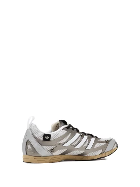 Semišové leopardí tenisky Adidas Adizero s potiskem šedé