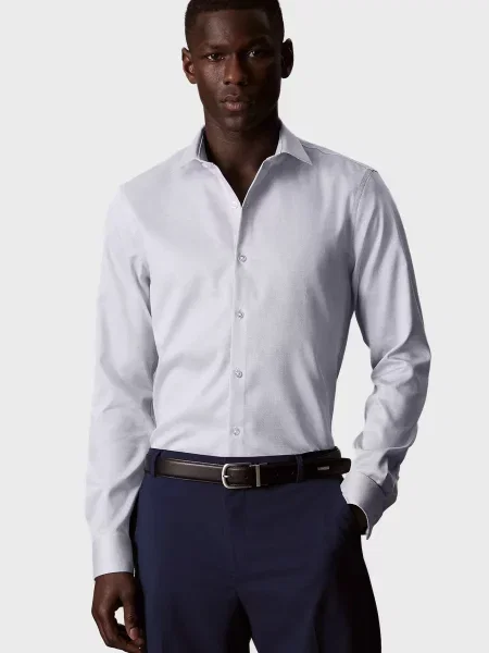 Сорочка Calvin Klein з коміром блакитна