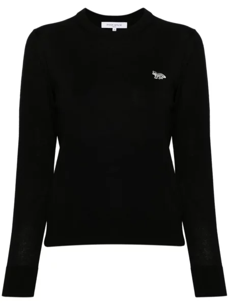 Sweter dziecięcy Maison Kitsune czarny