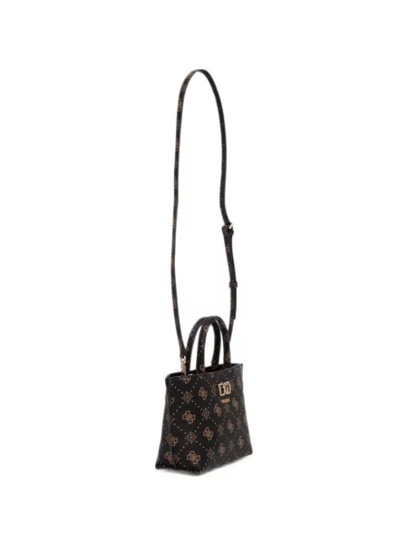 Geantă shopper Guess cu imagine negru
