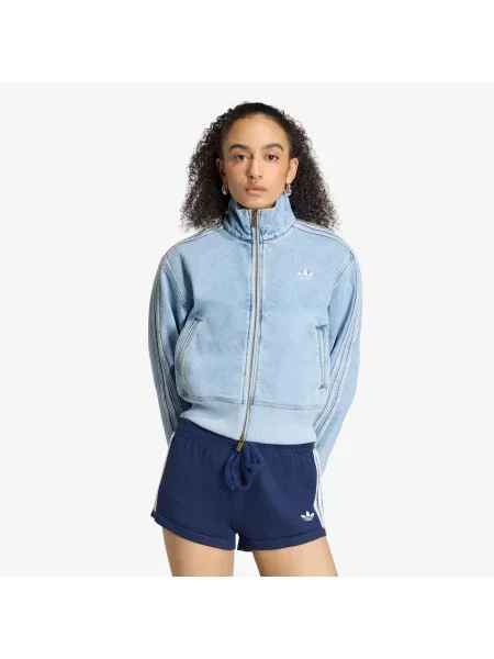 Μπουφάν adidas Firebird Denim Tracktop Light Denim M