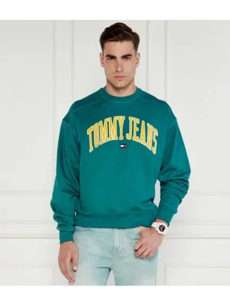 Tommy Jeans Hanorac BOXY POP VARSITY CREW | Relaxed fit