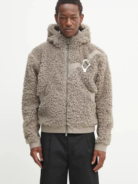 Heliot Emil kurtka przejściowa oversize brązowy