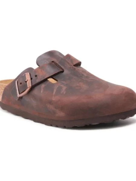 Šľapky Birkenstock hnedá