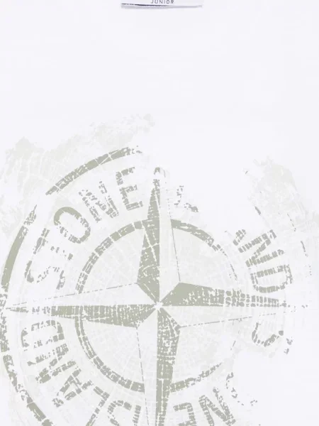 Koszulka dziecięca Stone Island biała