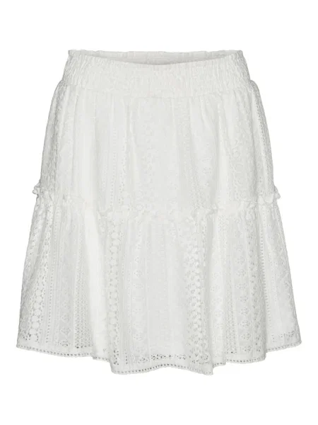 VERO MODA Fustă Honey' alb