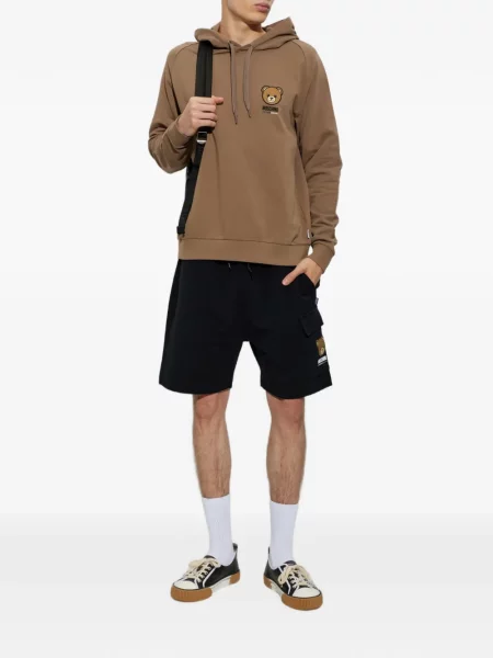 Αρκουδάκι hoodie Moschino καφέ