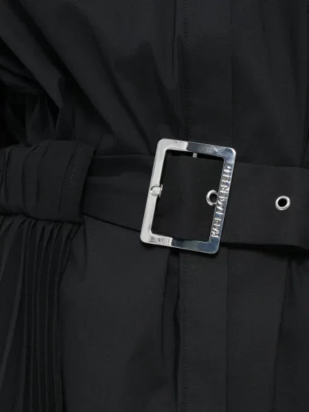 Плиссированное платье Karl Lagerfeld черное