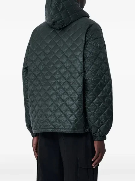 Hanorac cu glugă Umbro de jumătate de fermoar verde