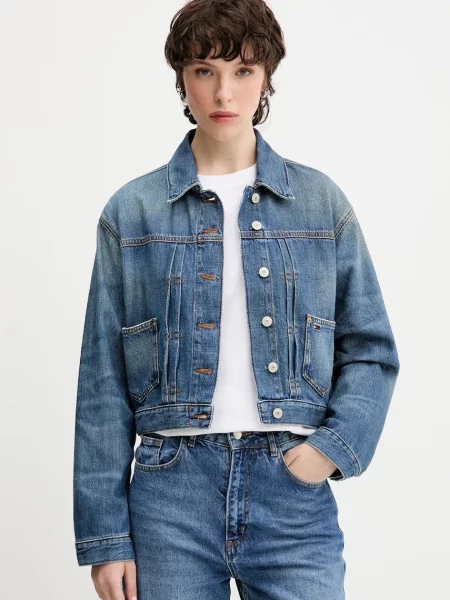 Tommy Jeans Geacă de blugi Bleumarin albastru