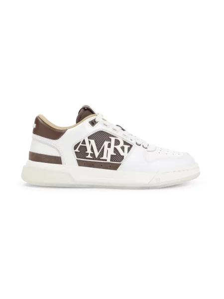 Sneakersy Amiri skórzane klasyczne brązowe