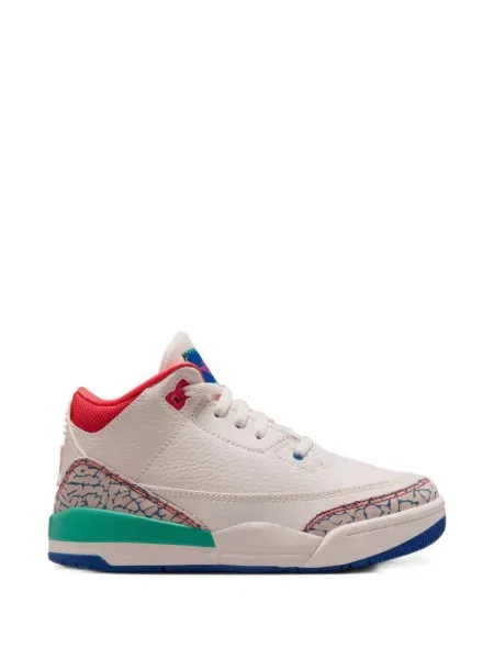 Sneakersy dziecięce Jordan 3 Retro białe