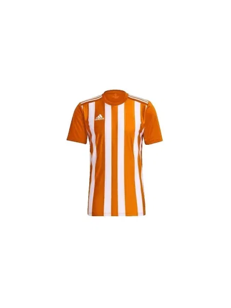 Pruhované tričko Adidas oranžová