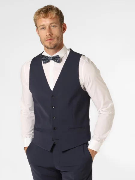 Strellson kamizelka od garnituru modułowego Mężczyźni Super Slim Fit 50 niebieski