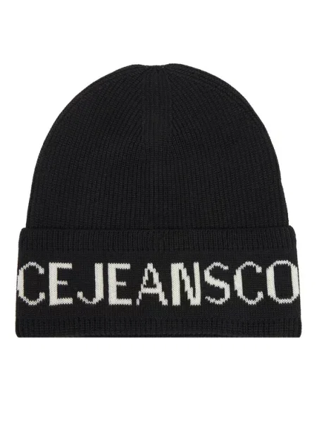Σκούφος Versace Jeans Couture Big Beanie μαύρο