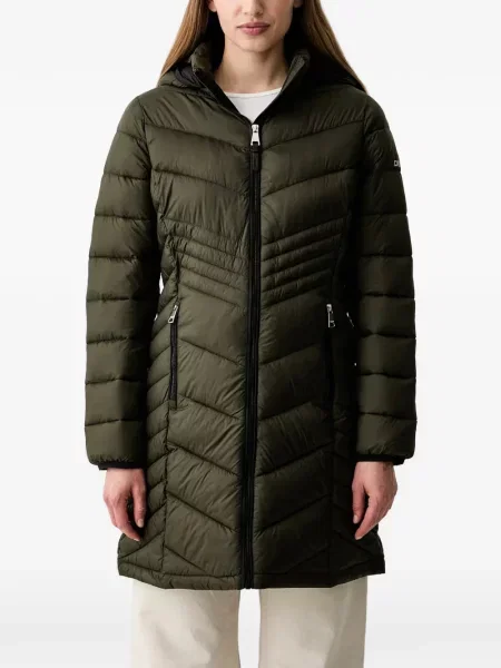 Geacă Dkny cu glugă verde