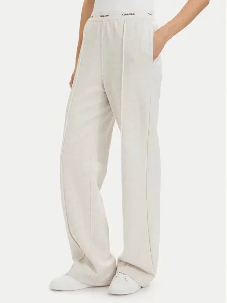 Calvin Klein Jeans Pantaloni trening Crem alb