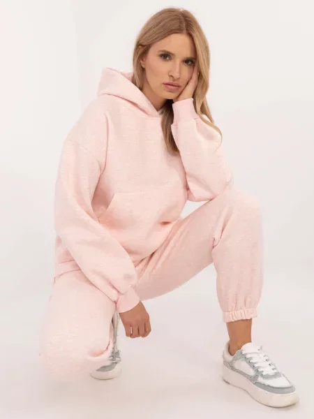 Trening Fashionhunters melange roz