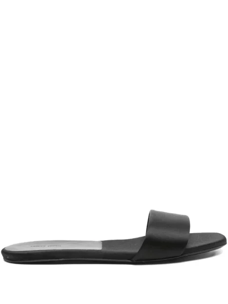 Satynowe sandały Loulou czarne