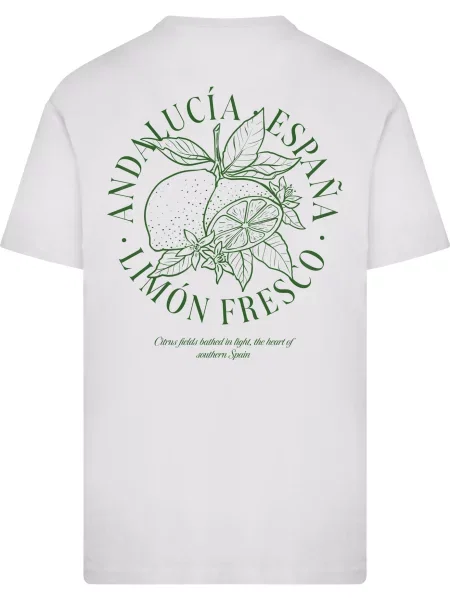 Mister Tee Tričko Andalucia Espana Limon Fresco tmavozelená biela