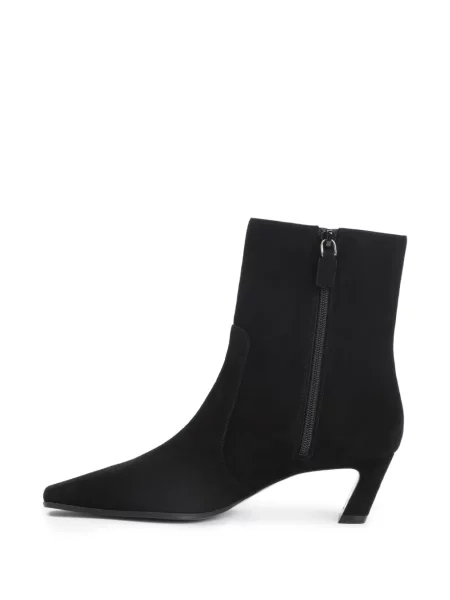Szarvasbőr bokacsizma Stuart Weitzman fekete