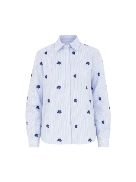 Koszula Iblues w paski niebieska