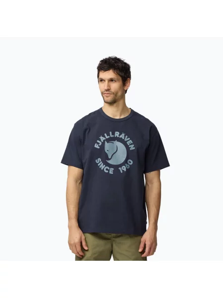 Мъжка тениска Fjällräven Relaxed dark navy синьо