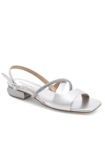 Sandali Badura srebrna