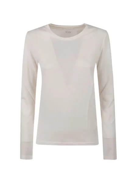 Lung tricou Majestic Filatures alb