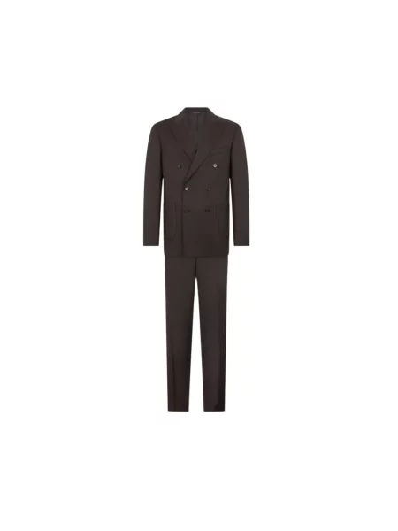 Garnitur Brooks Brothers brązowy