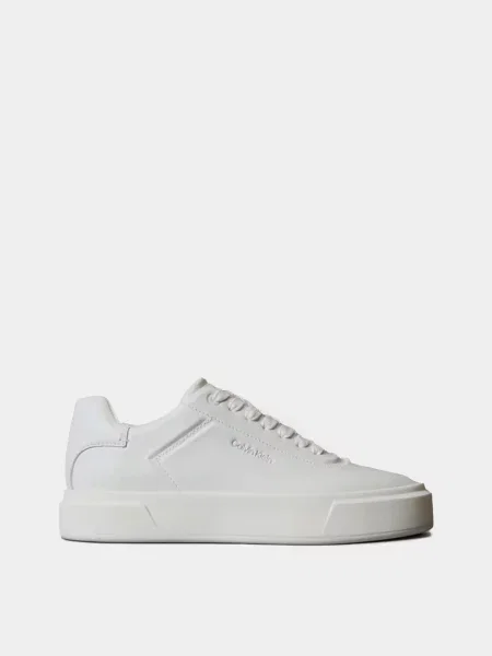 Кожаные кеды Calvin Klein белые