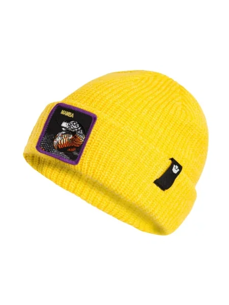 Lniana czapka Goorin Bros żółta