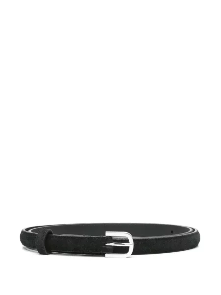 Curea Toteme din piele de căprioară negru