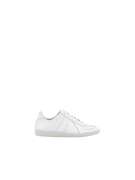 Sneakersy Kaptain Sunshine skórzane bez podszewki białe