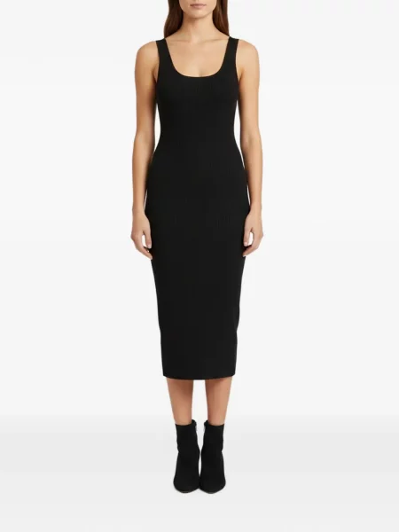 Rochie midi Michael Michael Kors tricotate negru
