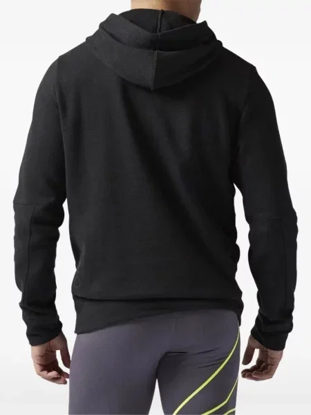 Lung hanorac cu glugă Reebok negru