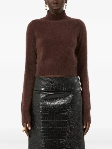 Pulover Max Mara din cașmir maro