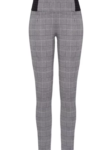 BUFFALO Leggings gri / negru alb