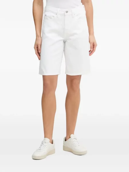 Pantaloni scurți din denim Dkny alb
