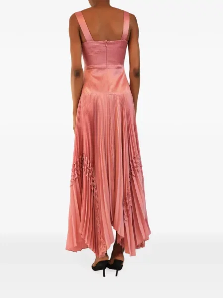 Rochie maxi Alexis fără mâneci roz