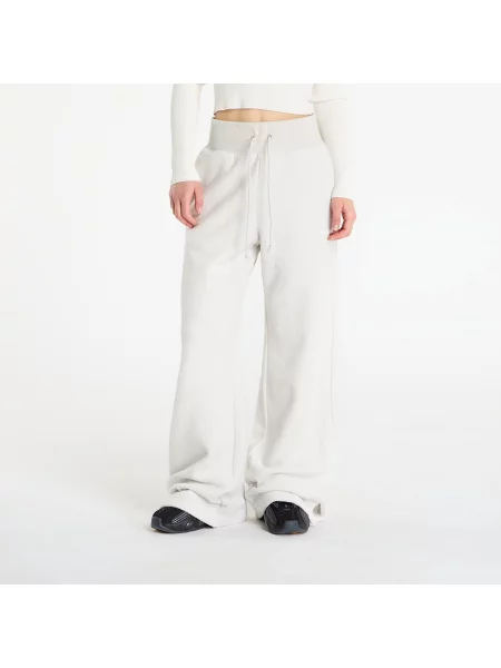 Pantaloni Nike Sportswear Phoenix Plush High-Waisted Wide-Leg Cozy Fleece Pants Light Bone/ Sail XL
